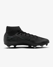 Nike Mercurial Superfly 10 Academy SG-Pro High-Top Football Boot - Black / UK6.5