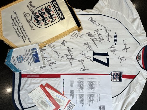 Match worn england - england, 2002