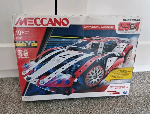 Meccano supercar 1 - supercar, 25-in-1