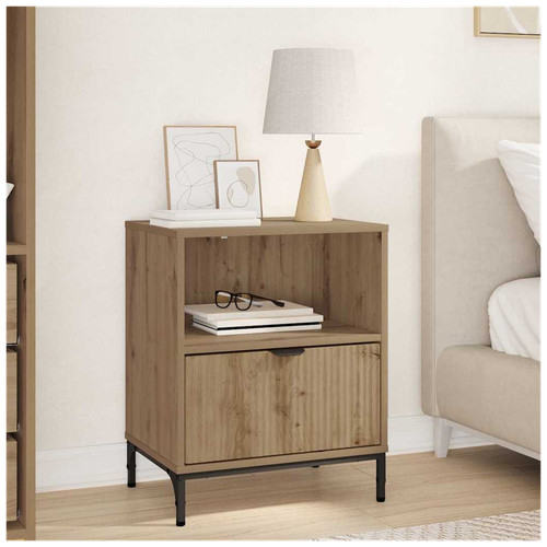 Bedside table artisan oak - table,