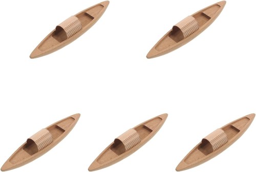 Unfinished wooden canoe models - canoe,