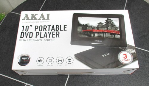 Akai led portable - 10", dvd
