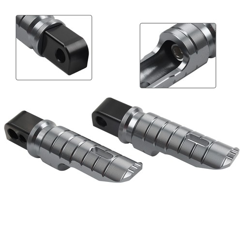 Gray rear footrest foot peg - gray,