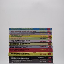 Complete Set of 12 Captain Underpants Books Dav Pilkey