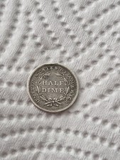 1840 Half Dime Silver Seated Liberty Coin In Good Condition