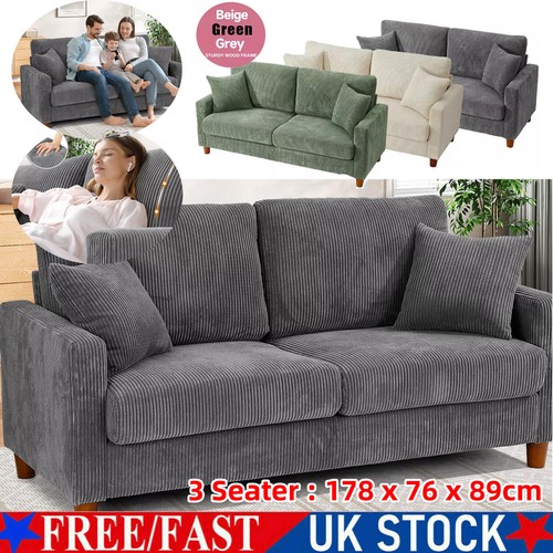 Seater corduroy sofa large - seater,