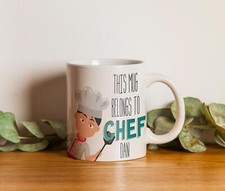 Personalised Chef Best Coffee Mug, Custom Coffee, Personalised Mug, Coffee Gift