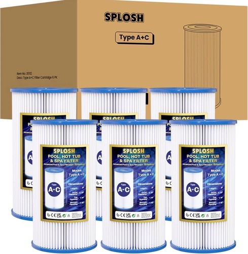 Splosh type filter - type, a