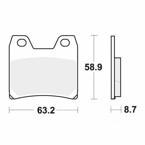 Trw brake pads standard - pads,