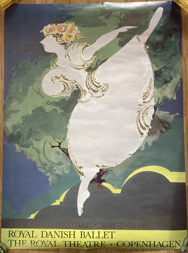 Vintage bjorn wiinblad poster - bjorn,