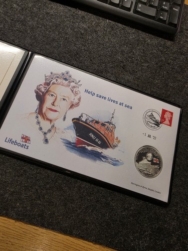 2022 rnli silver proof - 2022, £5