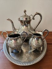 German silver embossed - german,