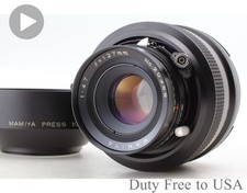 [ MINT w/ Hood ] Mamiya 127mm