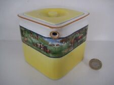 VINTAGE YELLOW THE CUBE TEAPOT