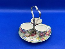 Vintage Mid Winter 3x Egg Cups
