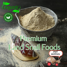 Giant African Land Snail Food PREMIUM BLEND Protein Garden Snails ORGANIC