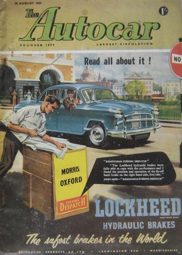 Autocar magazine 1957 - autocar,