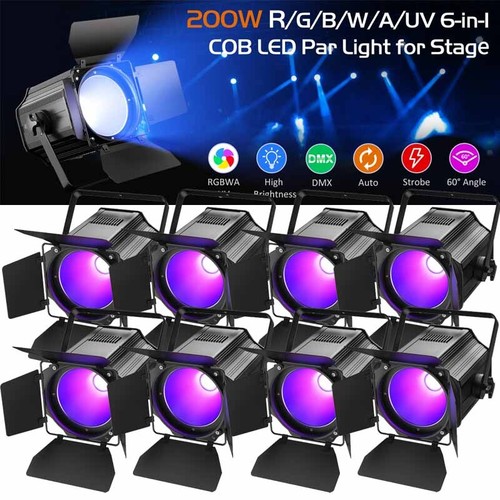 8pc 200w 6in1 cob - 8pc,