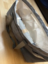 Sportsnew - Large Gym Bag fits Yoga mat - Wet Compartment Straps Shoulder Grey