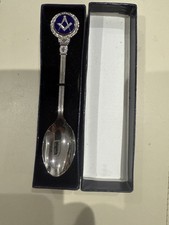 Masonic Souvenir Spoon Silver In Colour Free Masons