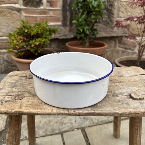 Enamelware rectangle pie dish - enamelware,