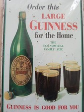 😃New GUINNESS TIN SIGN