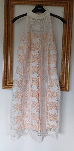 Parisian nude white lace - nude, &