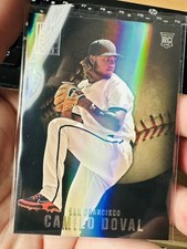 CAMILO DOVAL SAN FRANCISCO GIANTS 2022 PANINI CAPSTONE ROOKIE CARD #8 RC