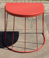 Ikea Tranarö Side Table Stool Red 1990s Post Modern Vintage Multipurpose Design