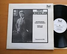 GEMM 190 Fritz Kreisler Mendelssohn Violin Concerto Ecores 1926 Pearl Vinyl EX