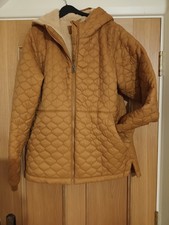  Ladies Mustard Hooded Sherpa