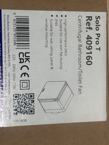 Vent axia solo - axia, pro