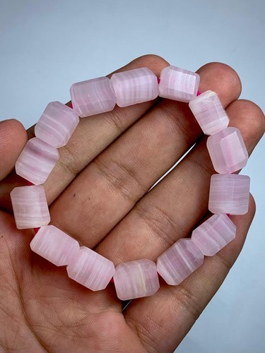 Natural pink mangano calcite - natural,