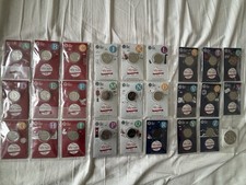 2018 10p coins alphabet a-z full set