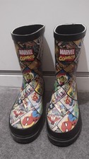 Sainsburys Spiderman Marvel Boys' Wellies UK Size 11 Kids Boots