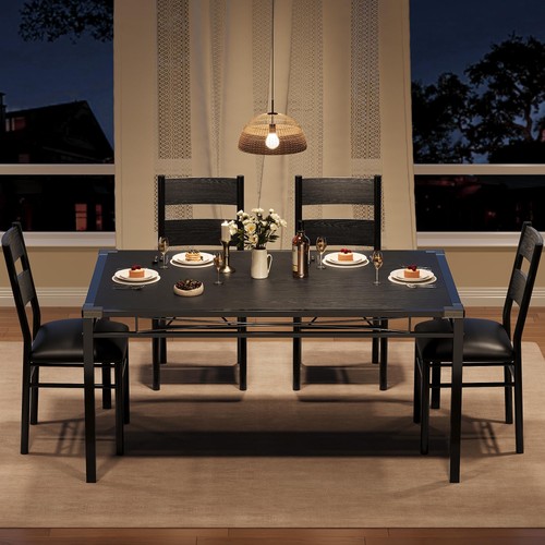 Dining table set for - for, with