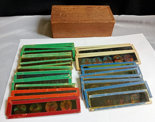 Job lot magic lantern - lot, 33
