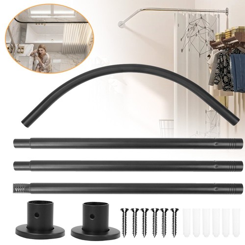 Shower curtain rods shape - rods,