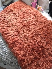 Indulgence Rug By Dunelm, Colour Rust, Size 80x150cm,