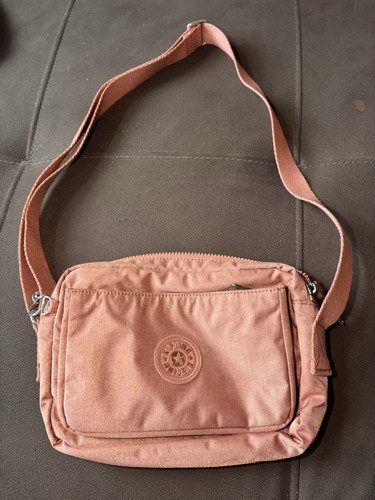 Kipling pink rose - pink, gold
