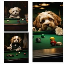Set Of 3 x Man Cave Dogs