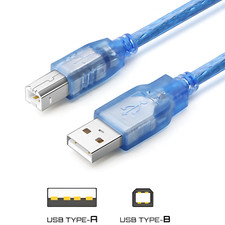 USB A to B 2.0 Printer Cable