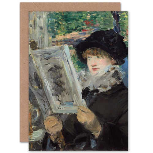 Manet woman reading - woman, book