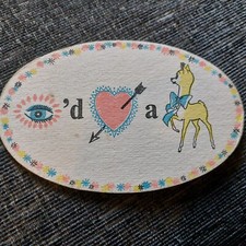 Babycham Beer Mat Showerings