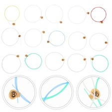  15 Pcs String Instrument Lap Harp Strings Accesories Lyre Musical