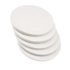5Pcs 125mm(5Inch)*6mm(D*T) Wool Felt Polishing Pad for Polishing Glass Plastic