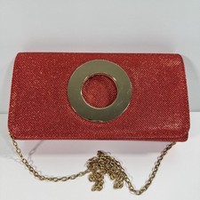 Evening Clutch Handbag Cocktail Party Bridal Wedding Prom Clutch Purse Bag Red