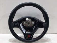 2015 FORD FIESTA Mk7 3 Spoke Multifunctional Black Steering Wheel 34194055A