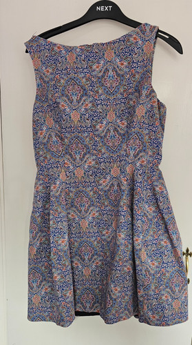 Zara woman blue fine - woman, paisley