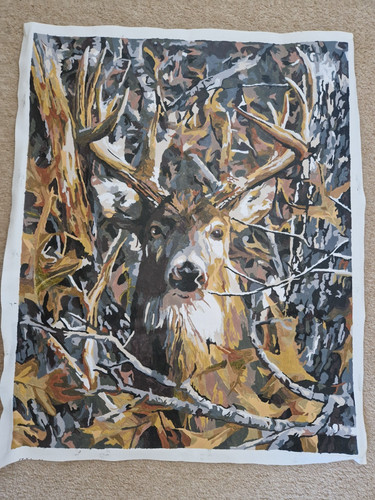 Original painting deer - painting, in